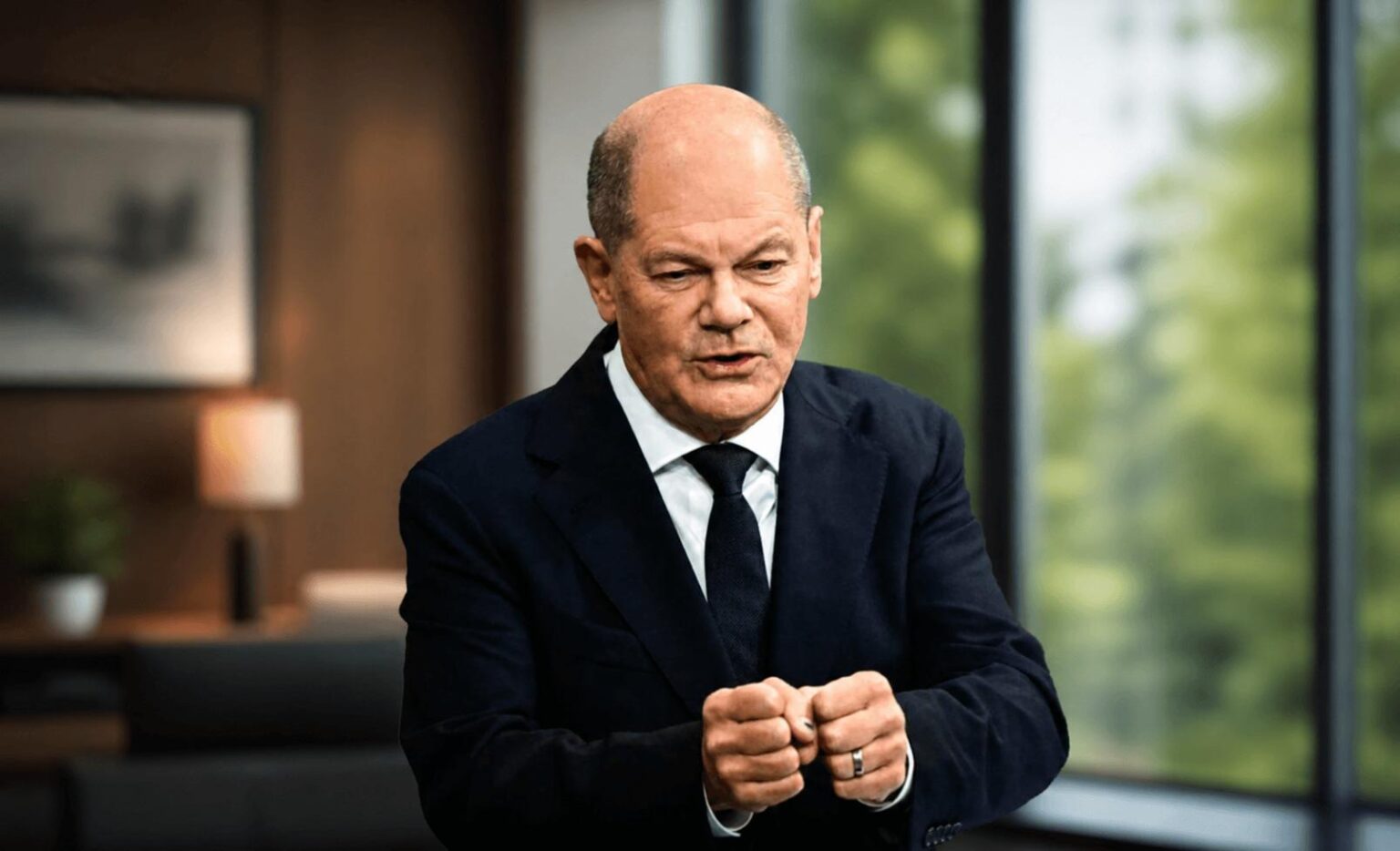 Olaf Scholz Schlaganfall
